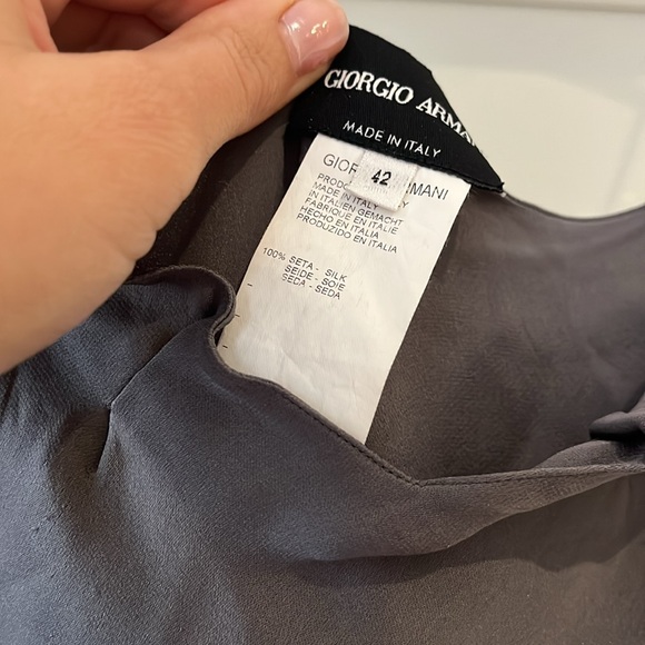 NWOT Giorgio Armani Spaghetti Strap Top - Picture 5 of 8